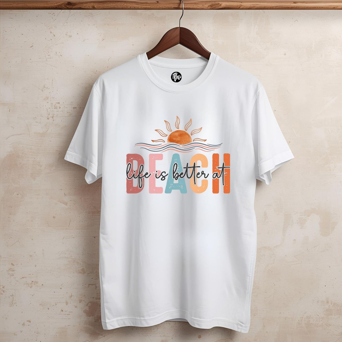 Retro "Life is Better at the Beach" Graphic Tee