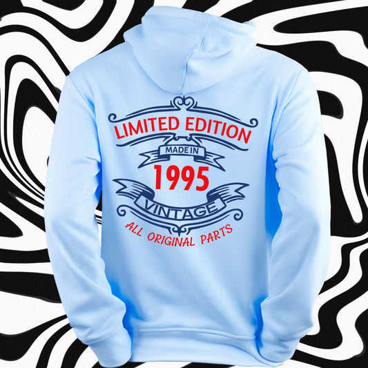 Custom Limited Edition All Original Parts Baby Blue Unisex Hoodie - T Bhai