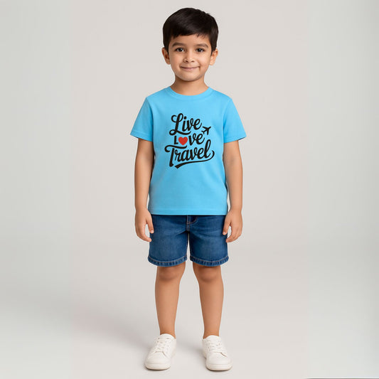 Live Love Travel Vacation T-Shirts - T Bhai