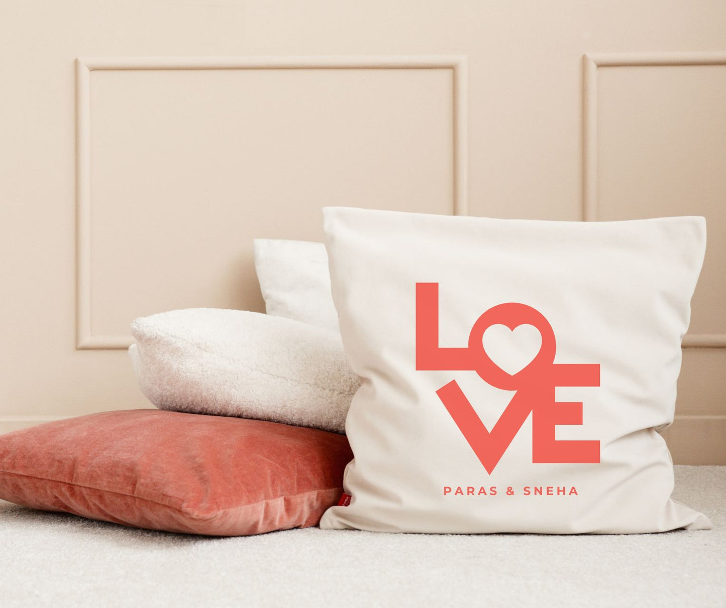Personalized Love Cushion Cover - T Bhai
