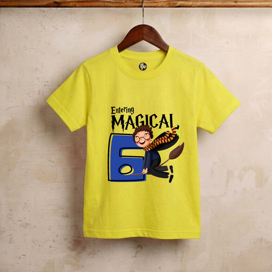 Entering Magical Six | 6th Birthday T-Shirt