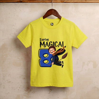 Entering Magical Eight | 8th Birthday T-Shirt
