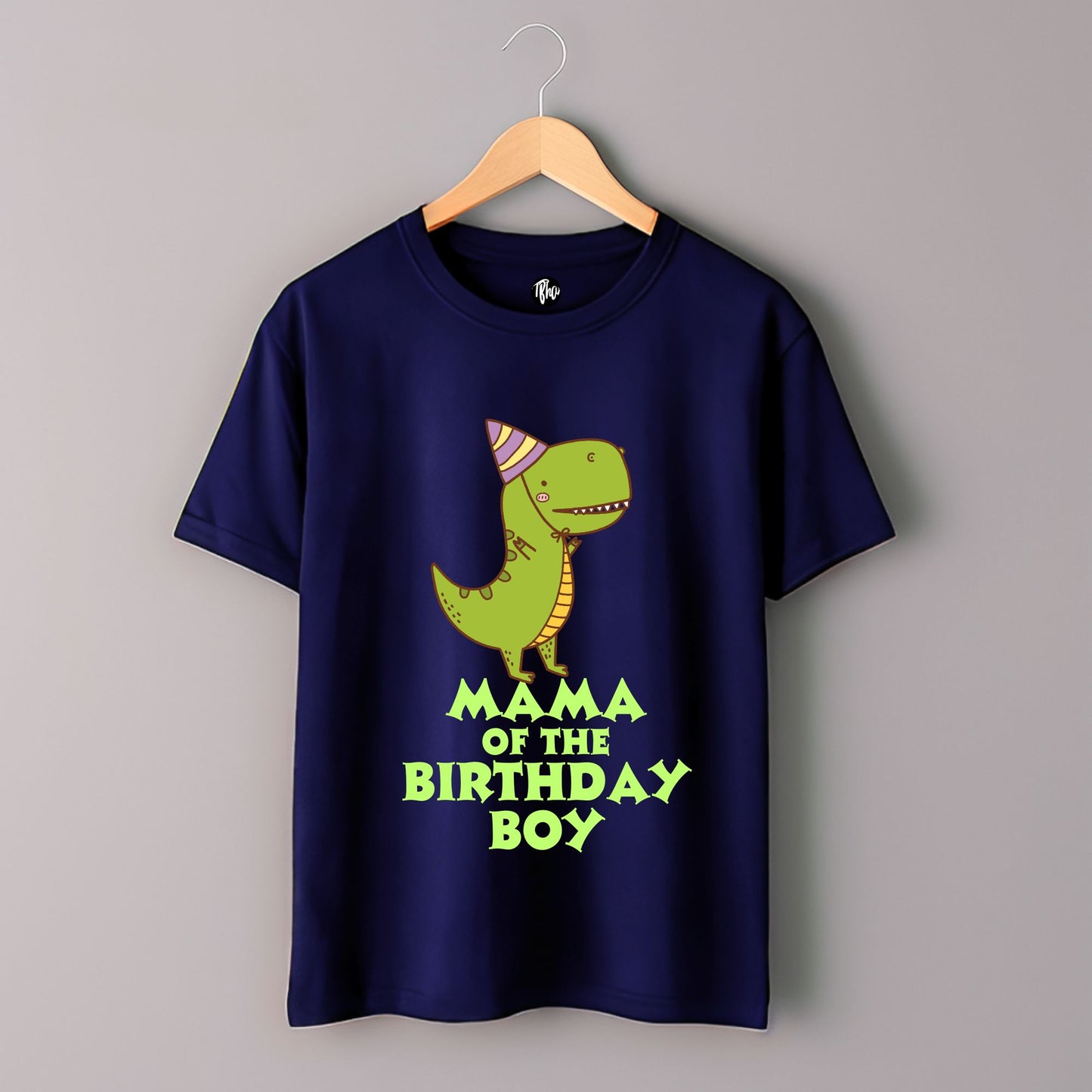 Custom Dino Theme Birthday T-Shirts for Family & Friends