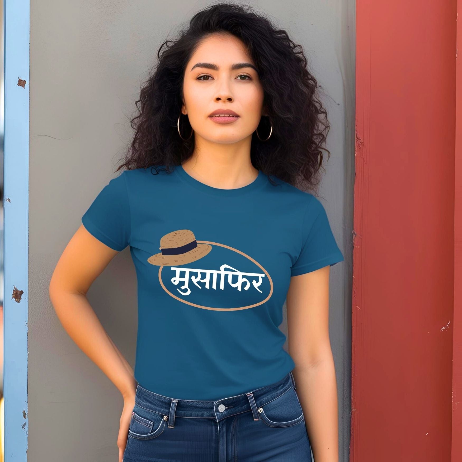 Musafir Family & Group Travel T-Shirt – Adventure & Wanderlust Tee for Travel Lovers - T Bhai