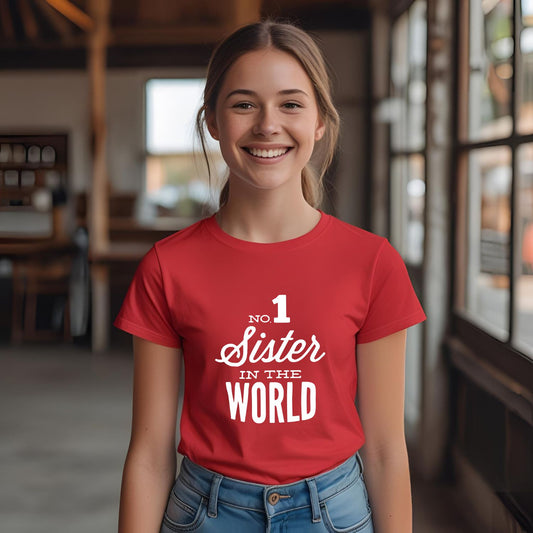 Number One Sister T-Shirt for Women - T Bhai