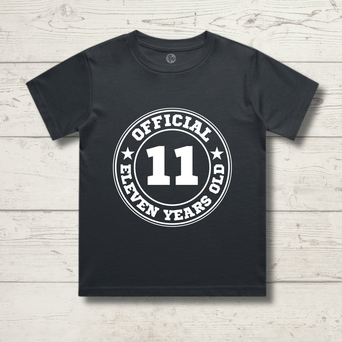 Official Eleven Year Old | 11th Birthday Steel Grey T-Shirt