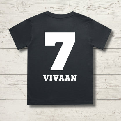 Official Seven Year Old 7th Birthday Steel Grey T-Shirt