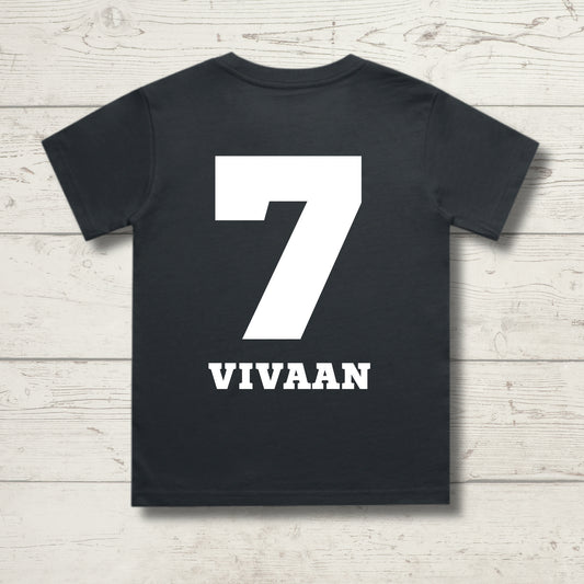 Official Seven Year Old 7th Birthday Steel Grey T-Shirt