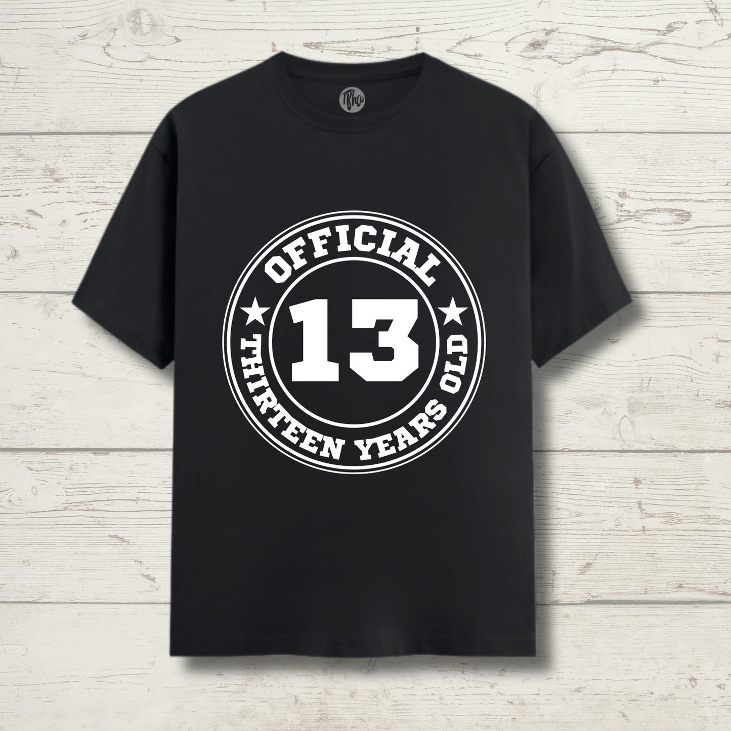 Official Thirteen Year Old | 13th Birthday Steel Grey T-Shirt