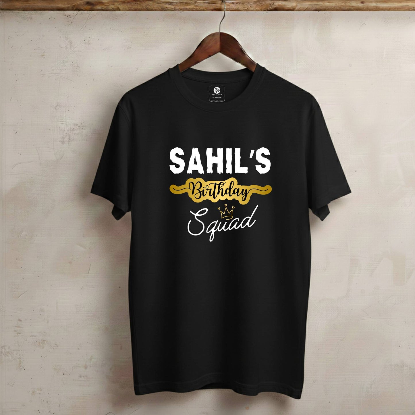 Personalized Happy Birthday Squad Party T-Shirt
