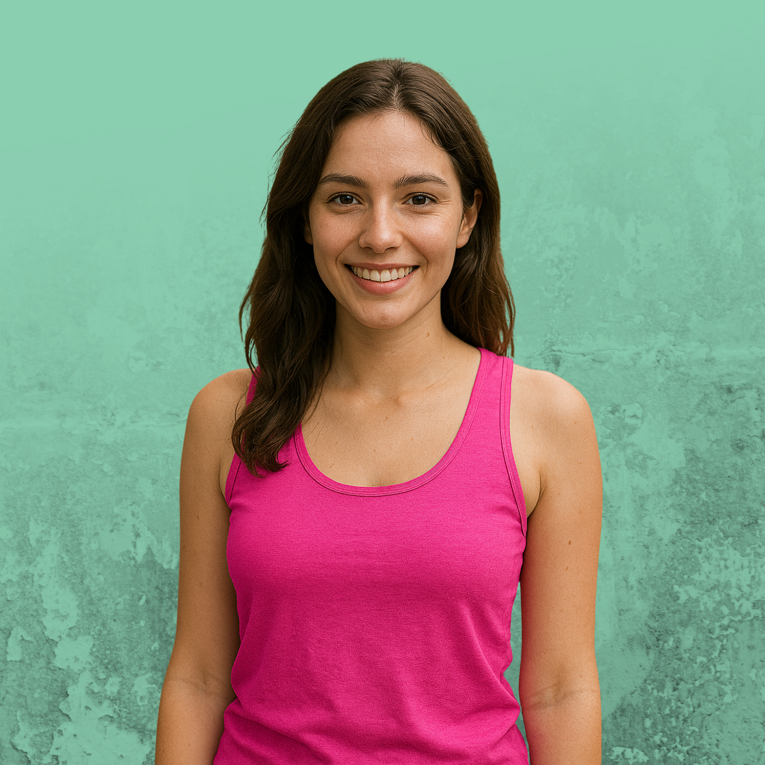 Women's Plain Tank Top Magenta - T Bhai