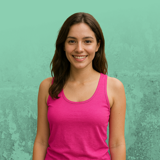 Women's Plain Tank Top Magenta - T Bhai