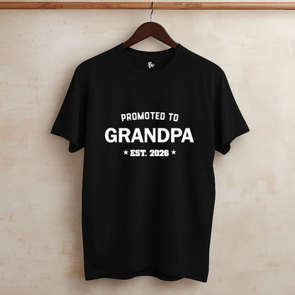 Personalized Promoted to Pregnancy Announcement T-Shirts | Customize for Dada, Dadi, Chacha, Mama etc