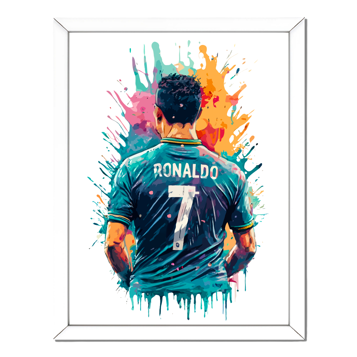 Ronaldo Poster | CR7 Poster for Football Fans | Gift for Football Enthusiast - T Bhai