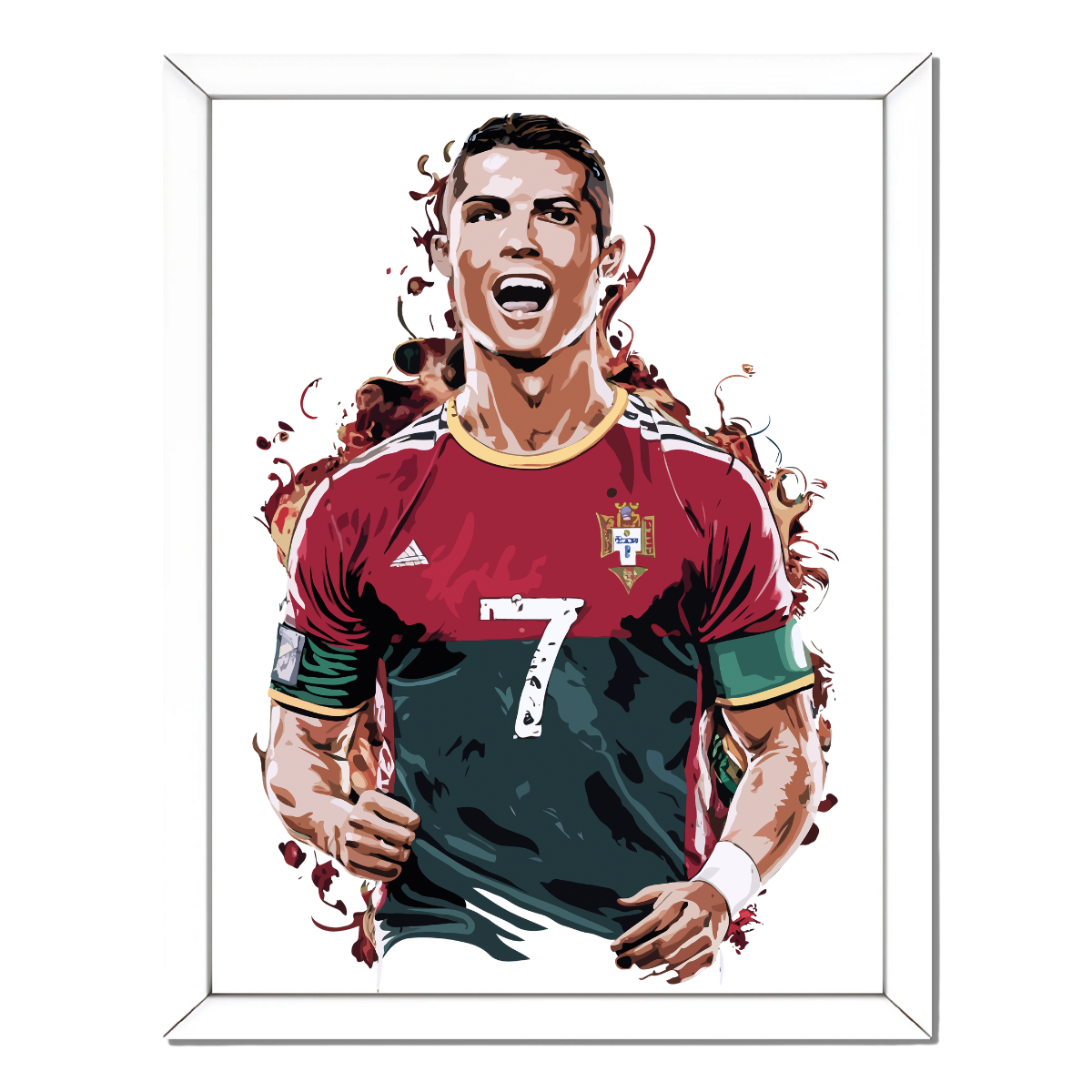 Ronaldo Poster for Football Enthusiast | CR7 Poster for Football Fans - T Bhai