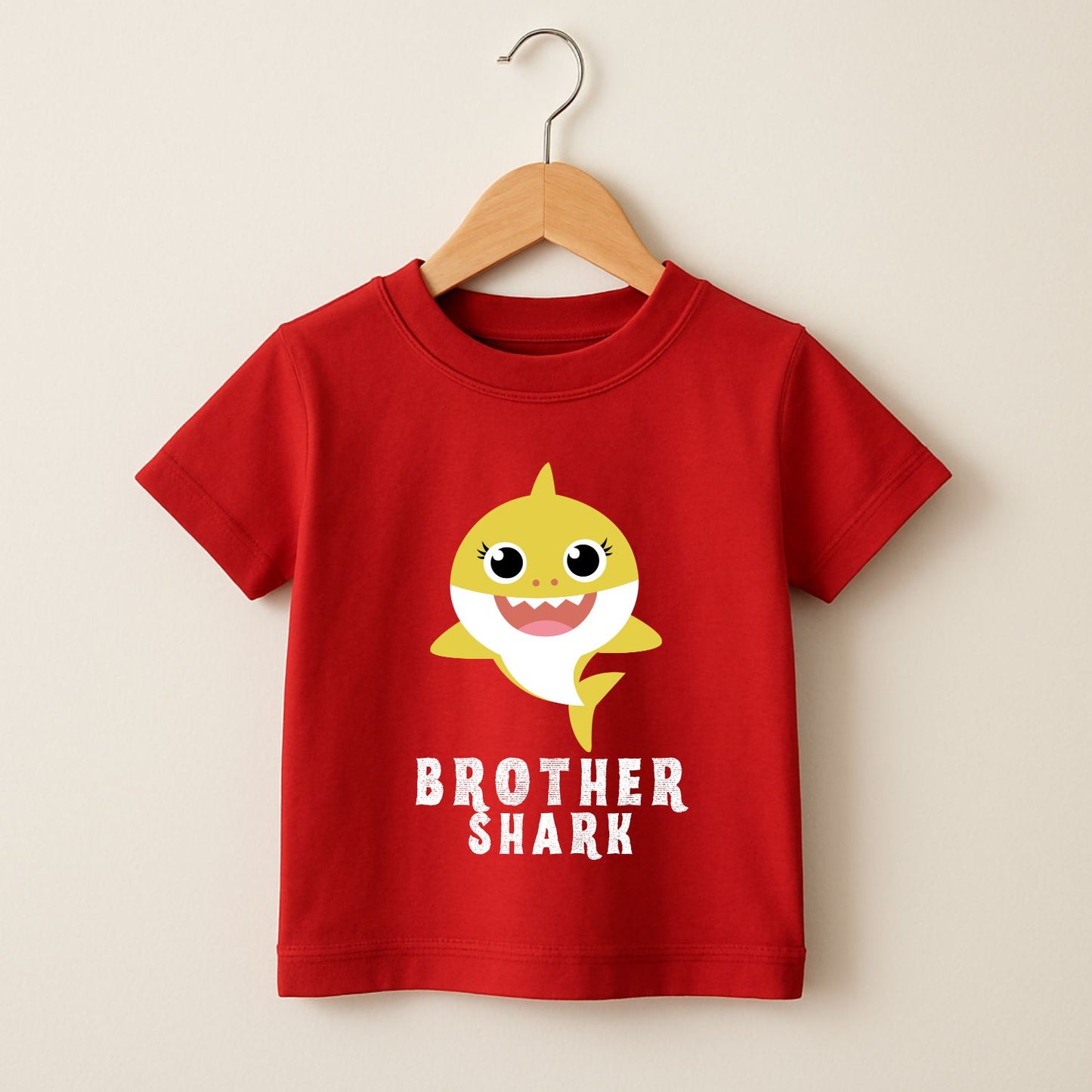 Custom Shark Theme Birthday Tees for Family & Relatives