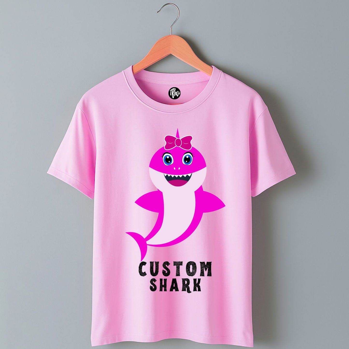 Custom Shark Theme Birthday Tees for Family & Relatives