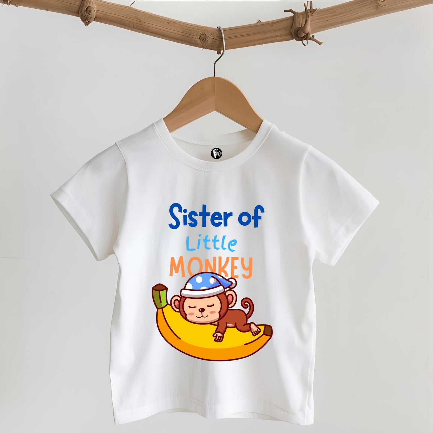 The Little Monkey | Personalized Relations Jungle Theme Matching Birthday Family T-Shirts