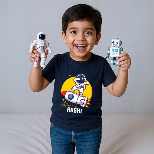 Space theme Astronaut Customized T-Shirt - T Bhai