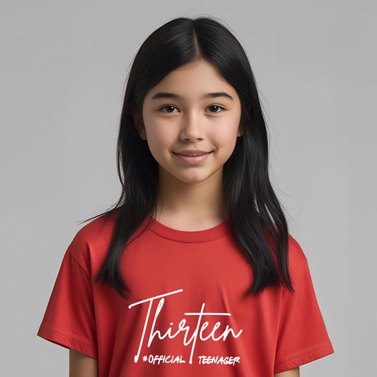 Thirteen Official Teenager T-Shirt for Boys and Girls - T Bhai