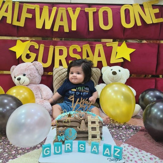 Half way to becoming Wild One T-Shirt for Babies - T Bhai