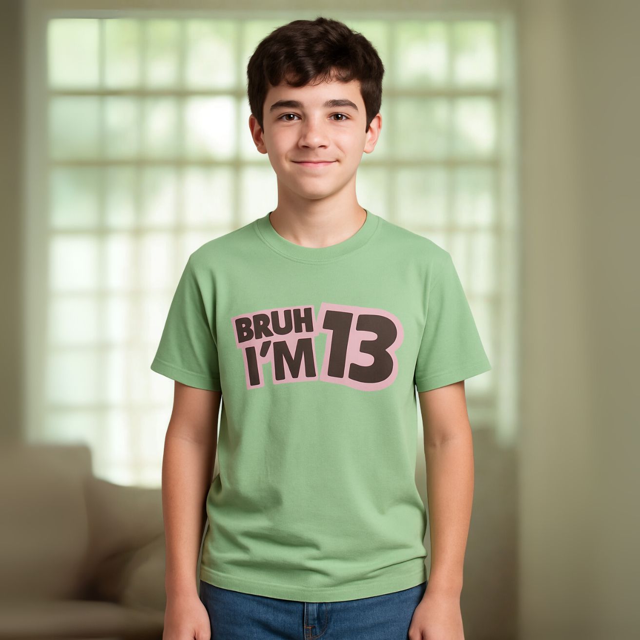 Bruh I'M 13 - 13th Birthday T-Shirt - T Bhai