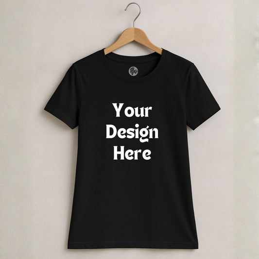 Custom Premium Pure Cotton Women T-Shirts