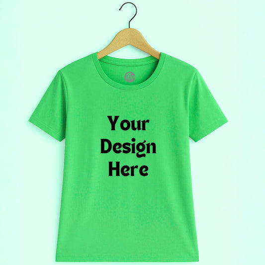 Custom Premium Pure Cotton Women T-Shirts