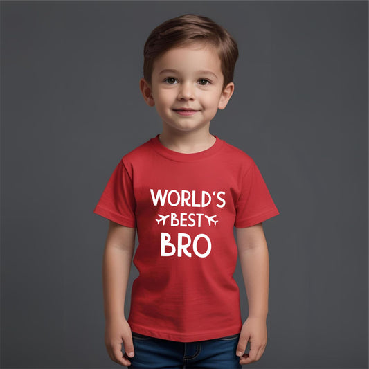 World's Best Bro Gift T-Shirt for Kids - T Bhai