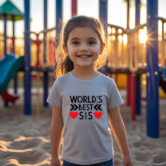 World's Best Sis Gift T-Shirt for Kids - T Bhai