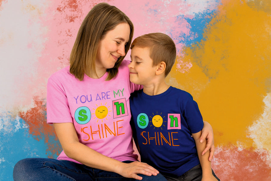 You are my Sunshine Matching Mother & Son T-Shirts