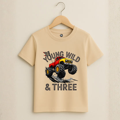 Young Wild & Three Third Birthday T-Shirts