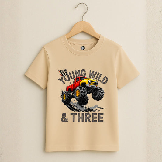 Young Wild & Three Third Birthday T-Shirts