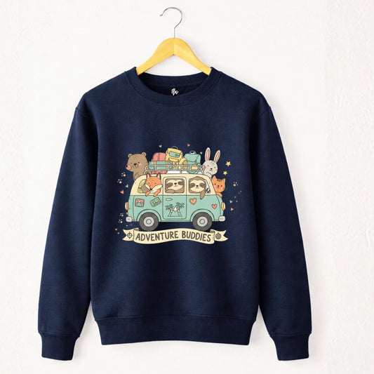 Adventure Buddies Sweatshirt - Camping & Hiking Unisex Sweatshirts for Men and Women