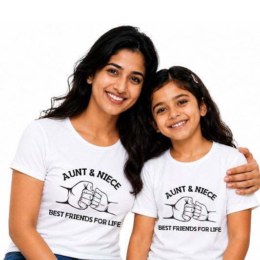 Aunt & Niece Best Friends for Life Matching T-Shirts – Cute Family Gift