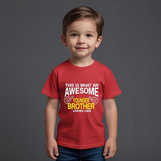 Awesome Younger Brother T-Shirt - T Bhai