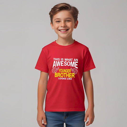 Awesome Younger Brother T-Shirt - T Bhai