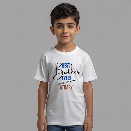 Best Brother Ever Customized T-Shirt - T Bhai