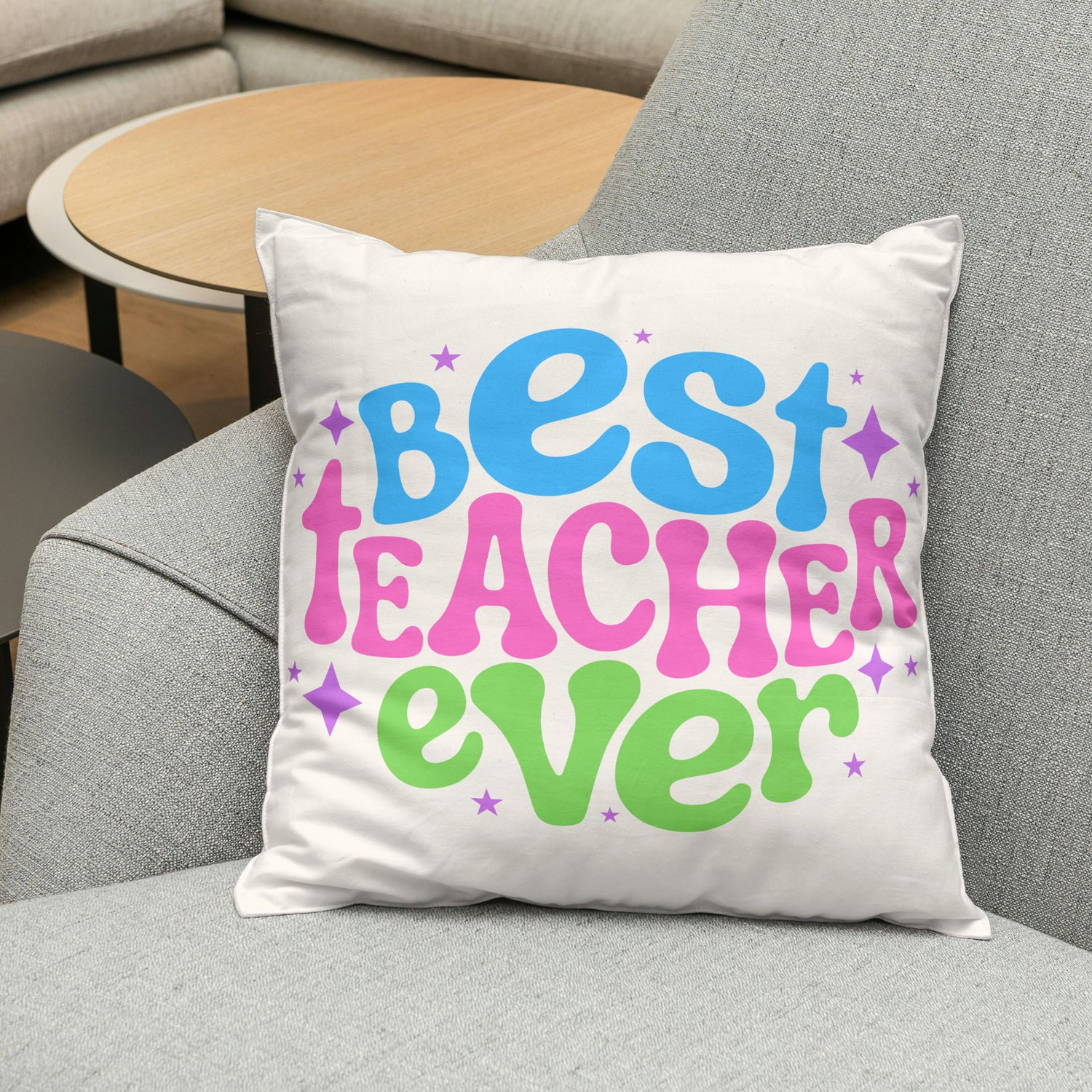 Best Teacher Ever Cushion Cover - T Bhai