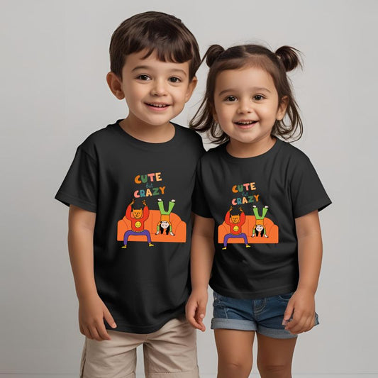 Cute but Crazy Sibling T-Shirts - T Bhai