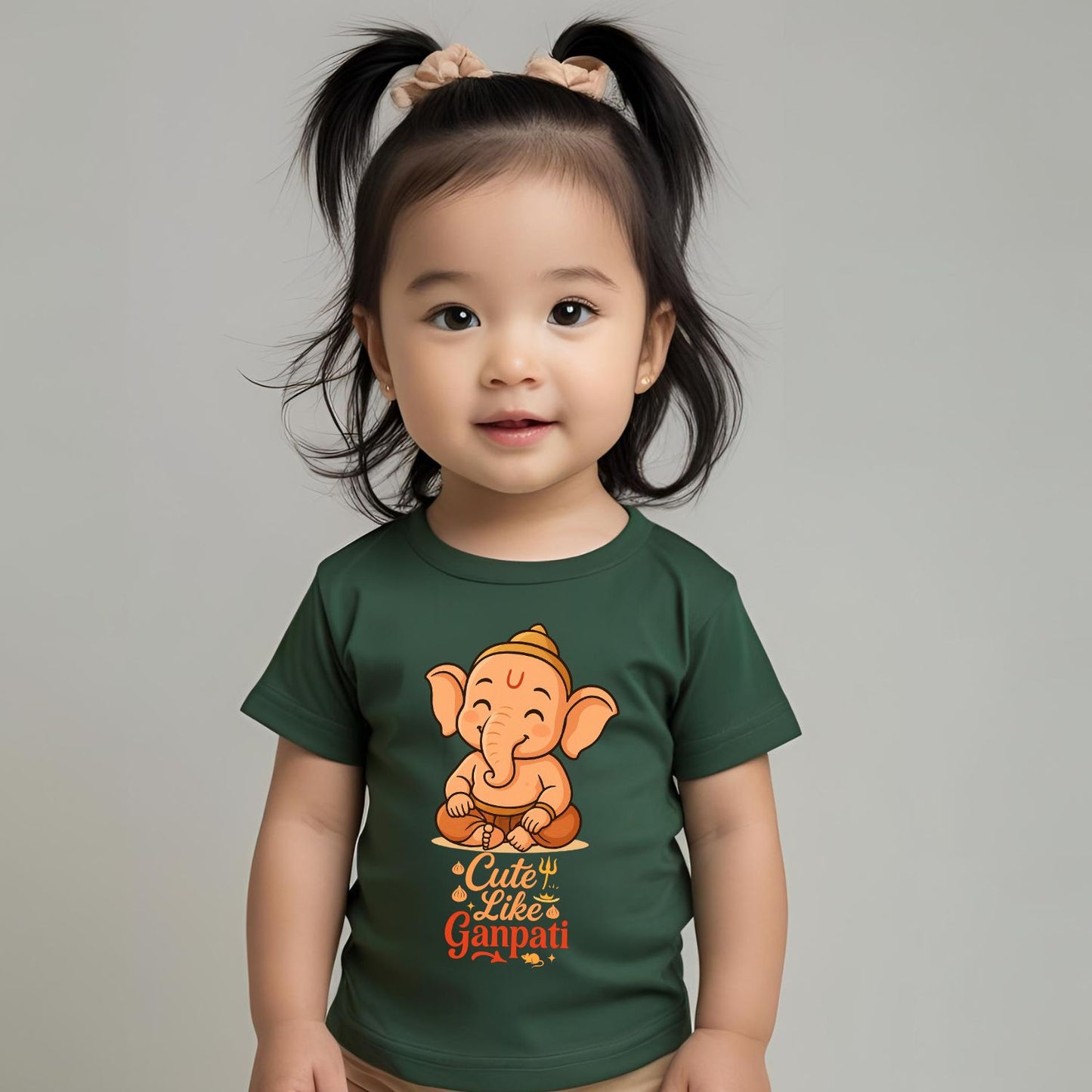 Cute Like Ganpati | Ganesh Festival T-Shirts for Kids - T Bhai