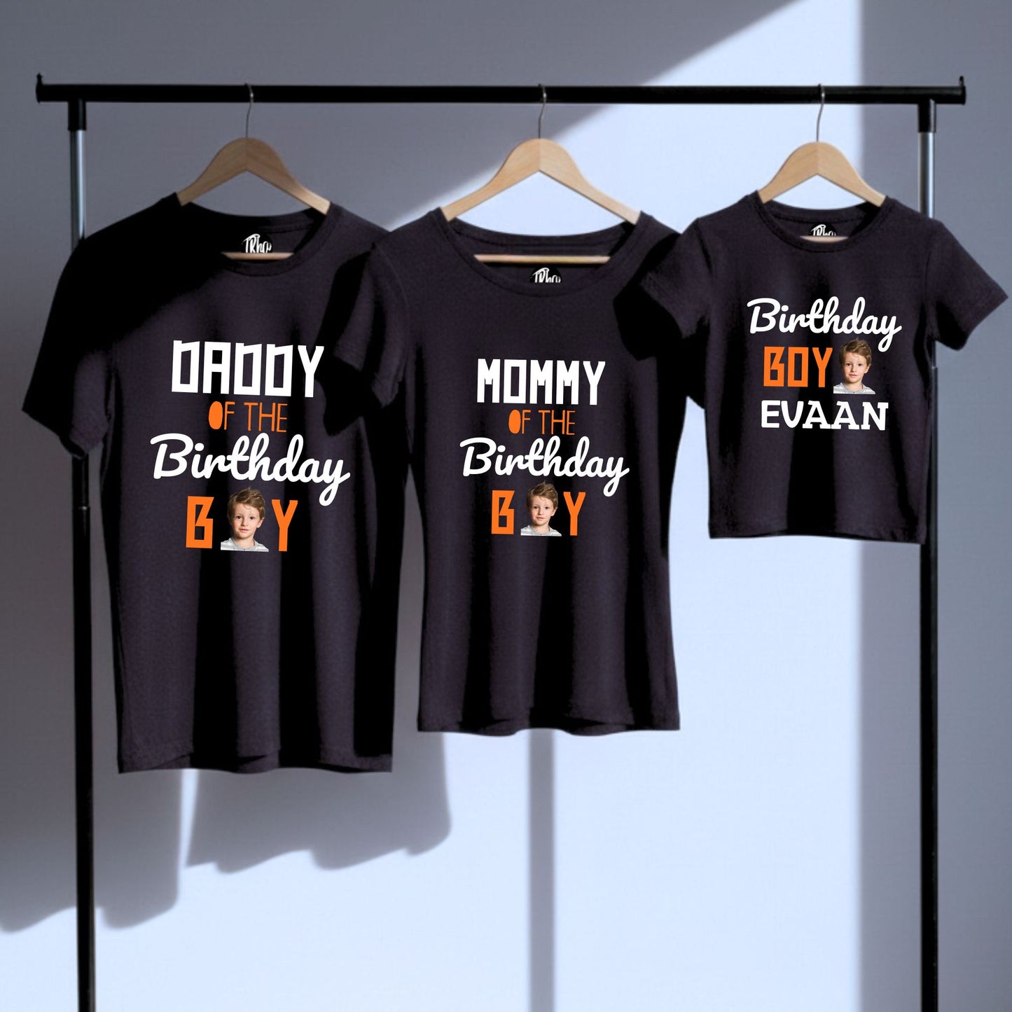 Custom Dad Mom of the Birthday Boy - Birthday T-Shirts