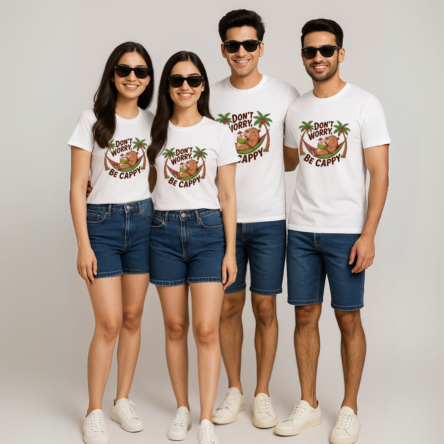 Don't Worry Be Cappy Vacay T-Shirts - T Bhai