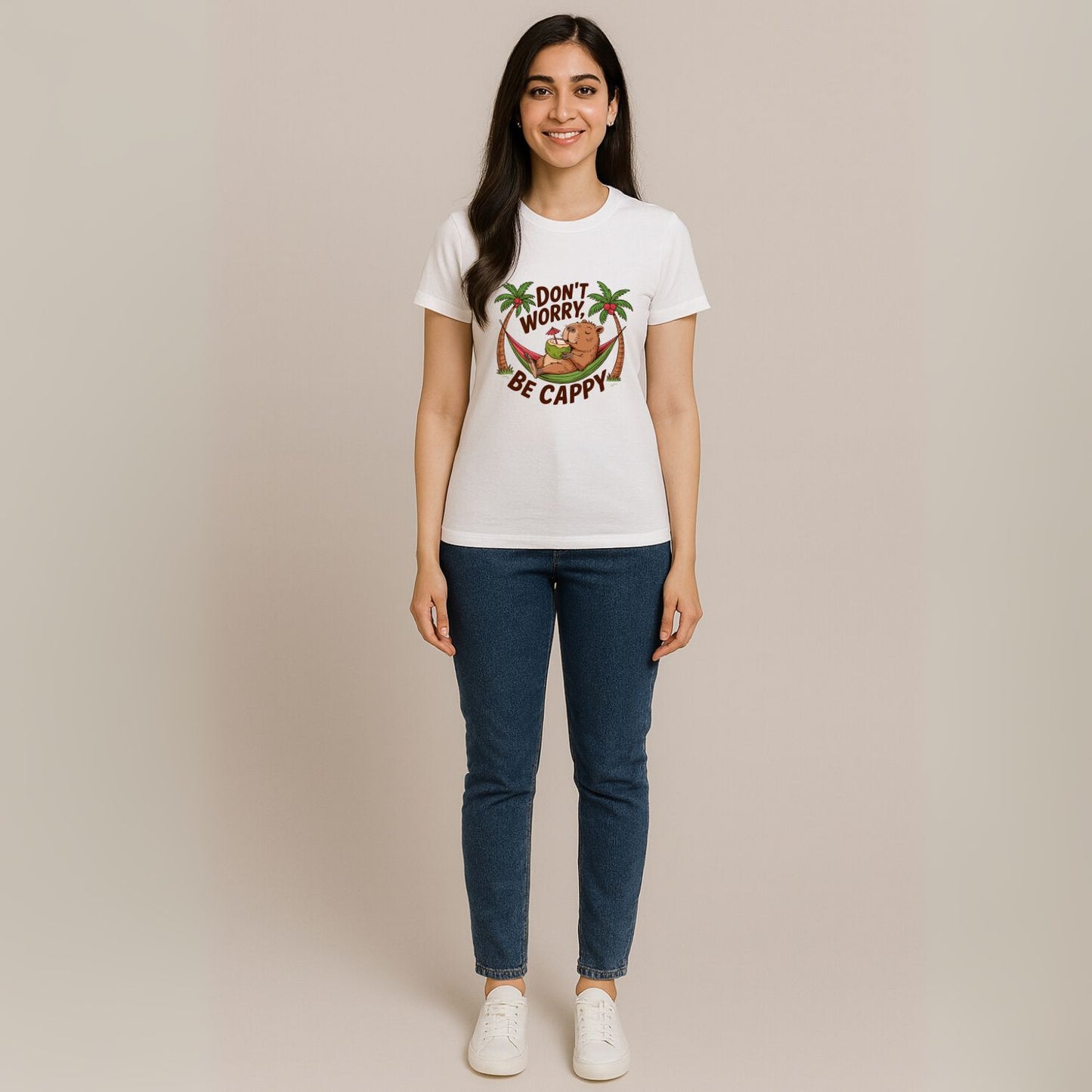 Don't Worry Be Cappy Vacay T-Shirts - T Bhai