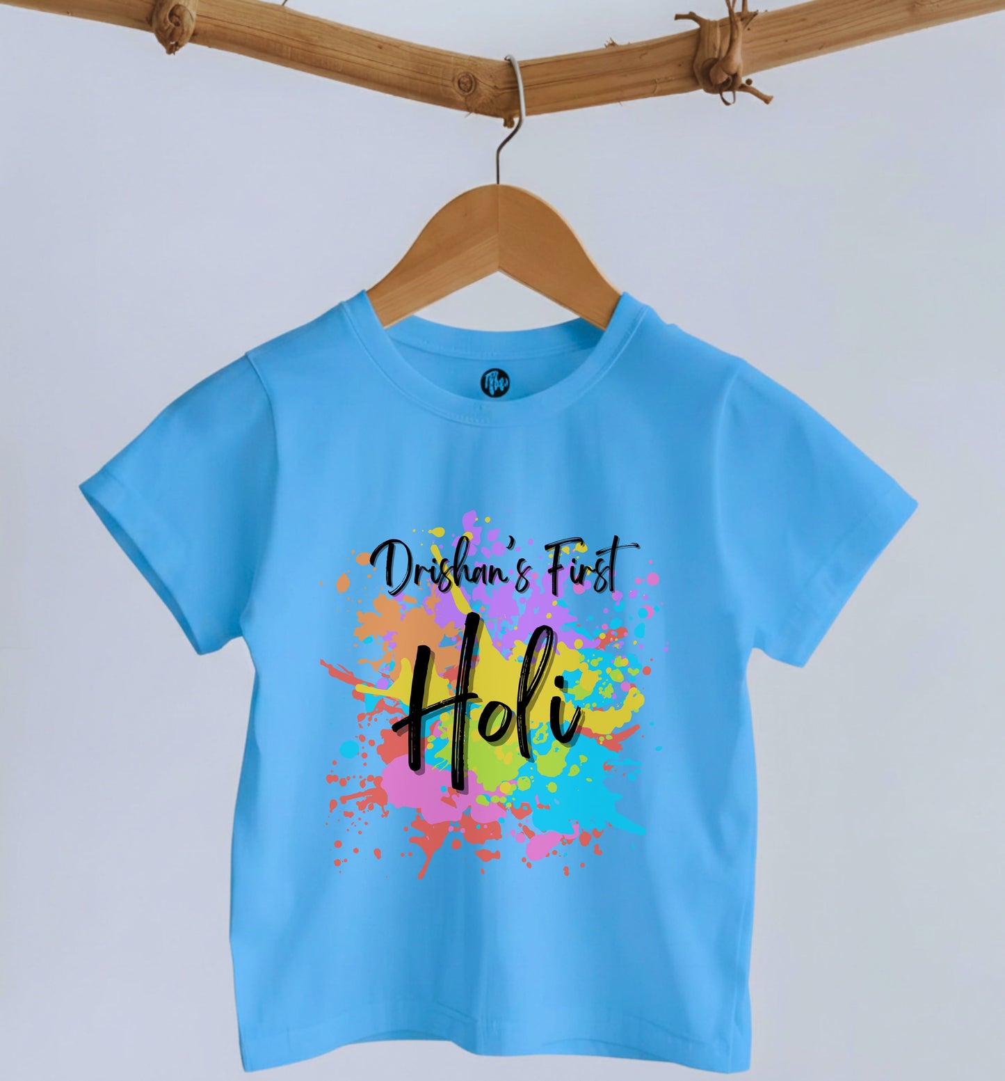 Personalized First Holi T-Shirts For Family
