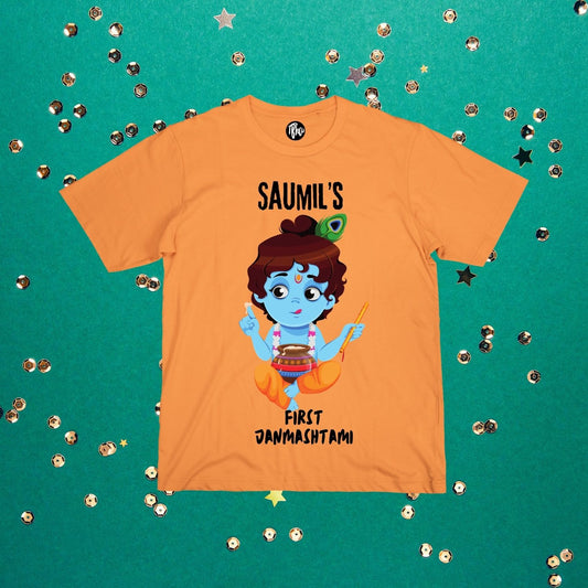 My First Janmashtami Customized T-Shirt for Kids - T Bhai