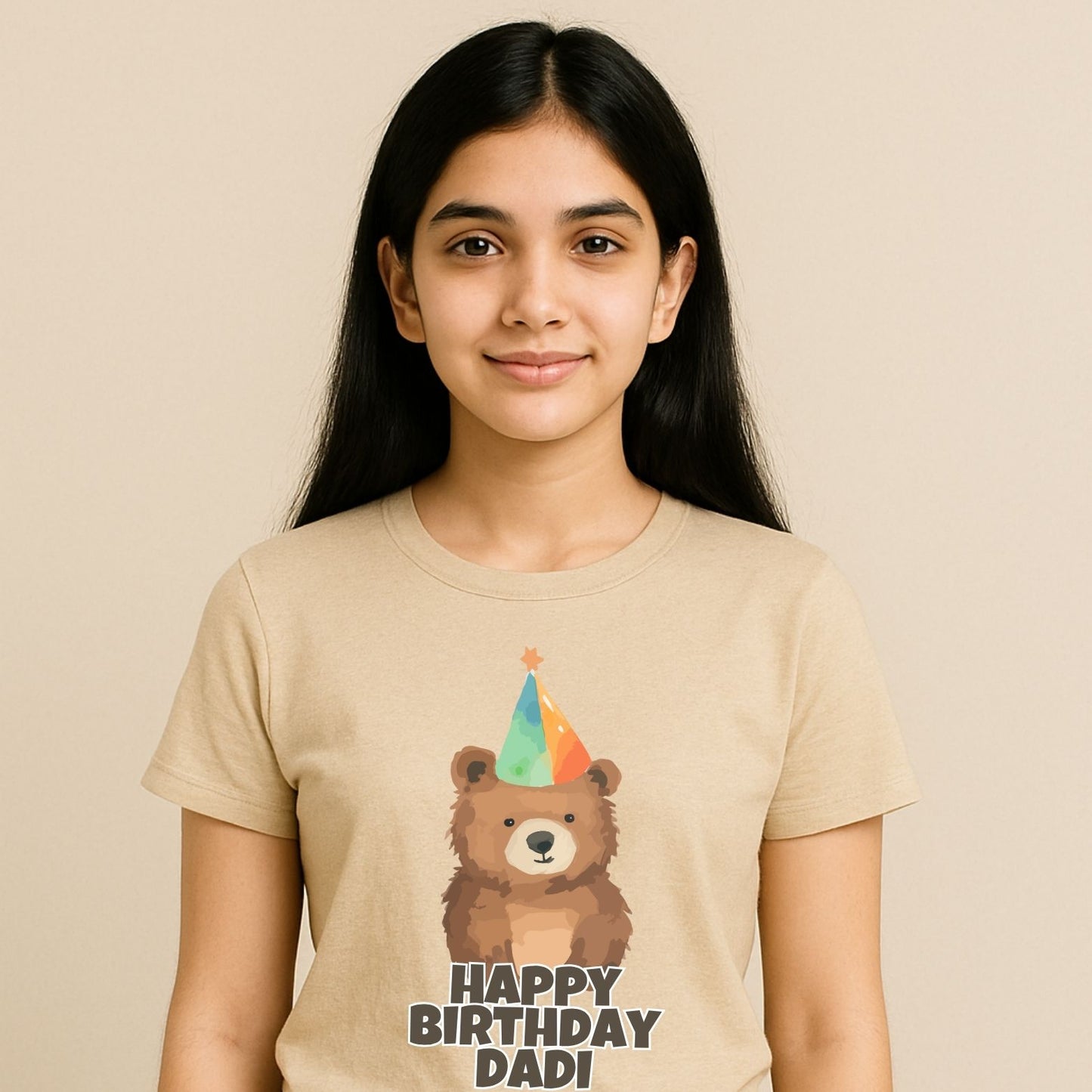Personalized Happy Birthday T-Shirts | Customize for Dad, Mom, Dada, Dadi, Chachu, Masi - T Bhai