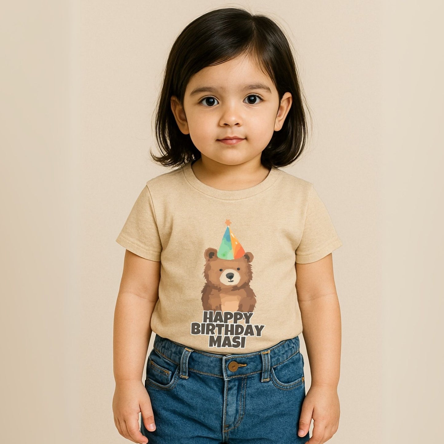 Personalized Happy Birthday T-Shirts | Customize for Dad, Mom, Dada, Dadi, Chachu, Masi - T Bhai