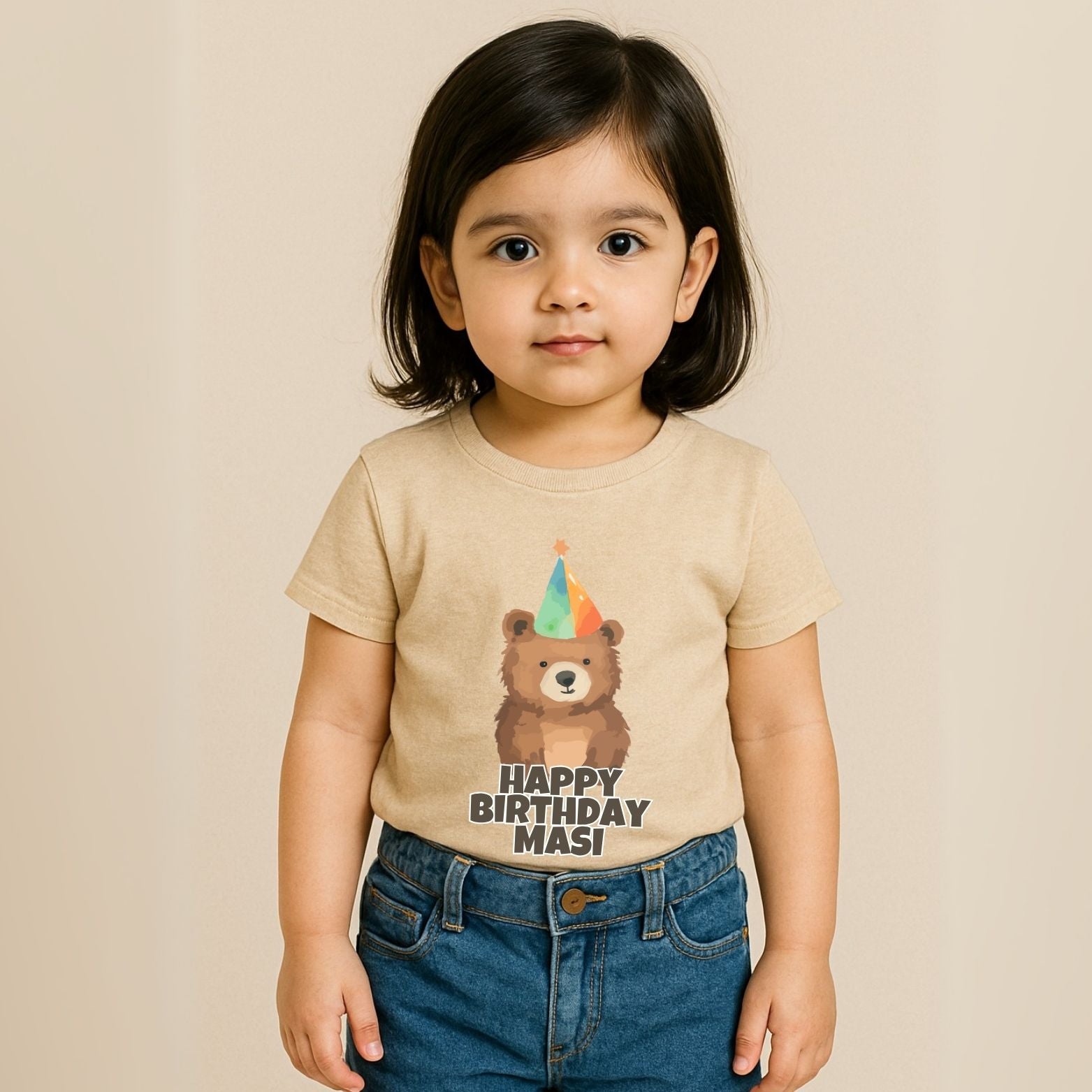 Personalized Happy Birthday T-Shirts | Customize for Dad, Mom, Dada, Dadi, Chachu, Masi - T Bhai