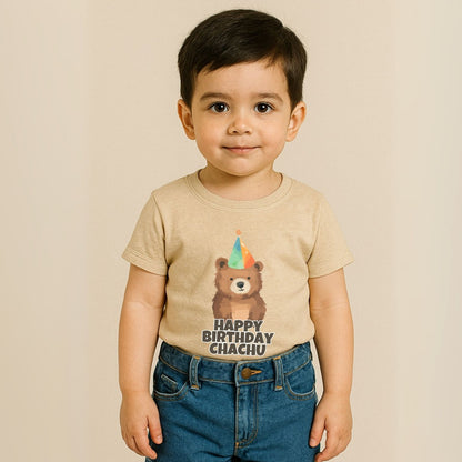 Personalized Happy Birthday T-Shirts | Customize for Dad, Mom, Dada, Dadi, Chachu, Masi - T Bhai